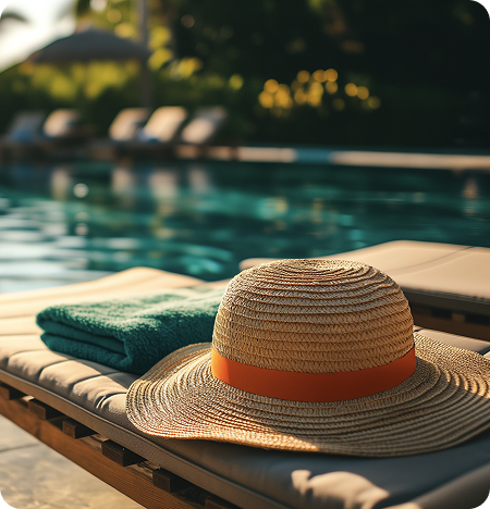 Modern apartment buildings